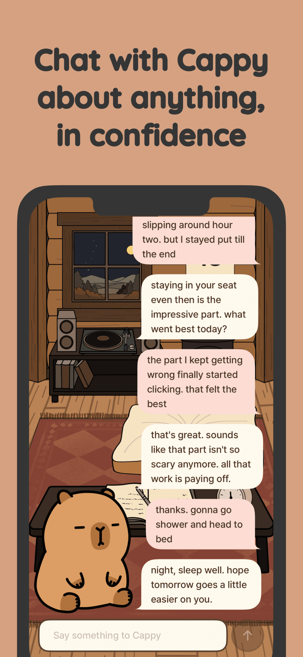 BeCappy app screen 2