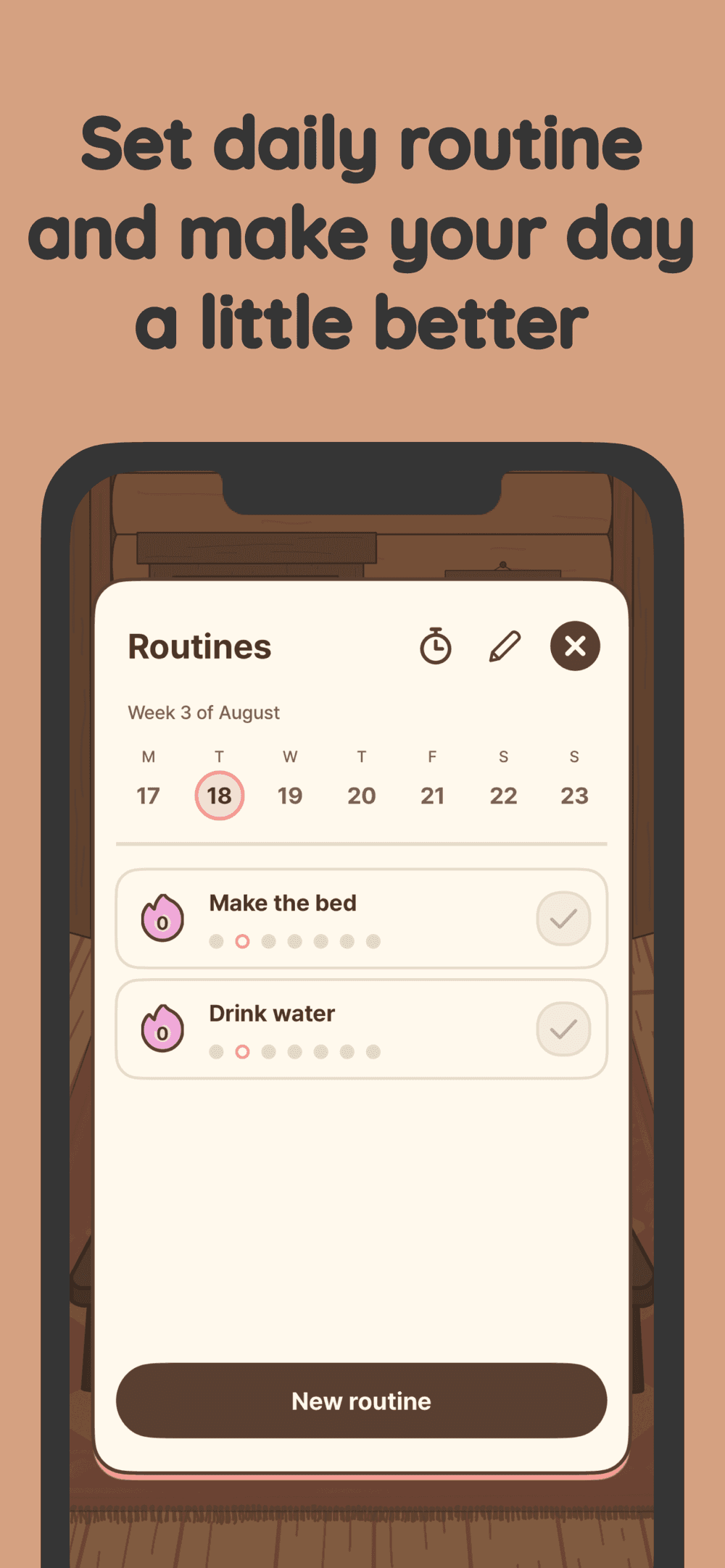 BeCappy app screen 3